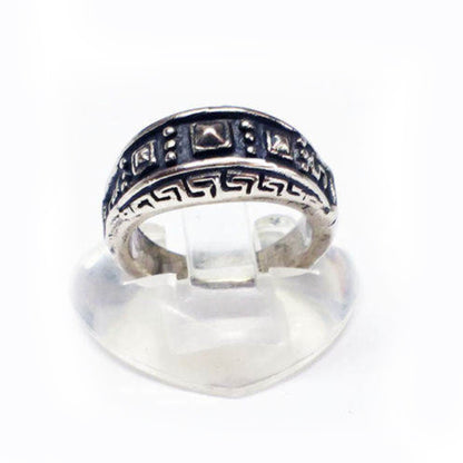 Ancient Design Sterling Silver Ring V3