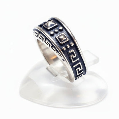 Ancient Design Sterling Silver Ring V3