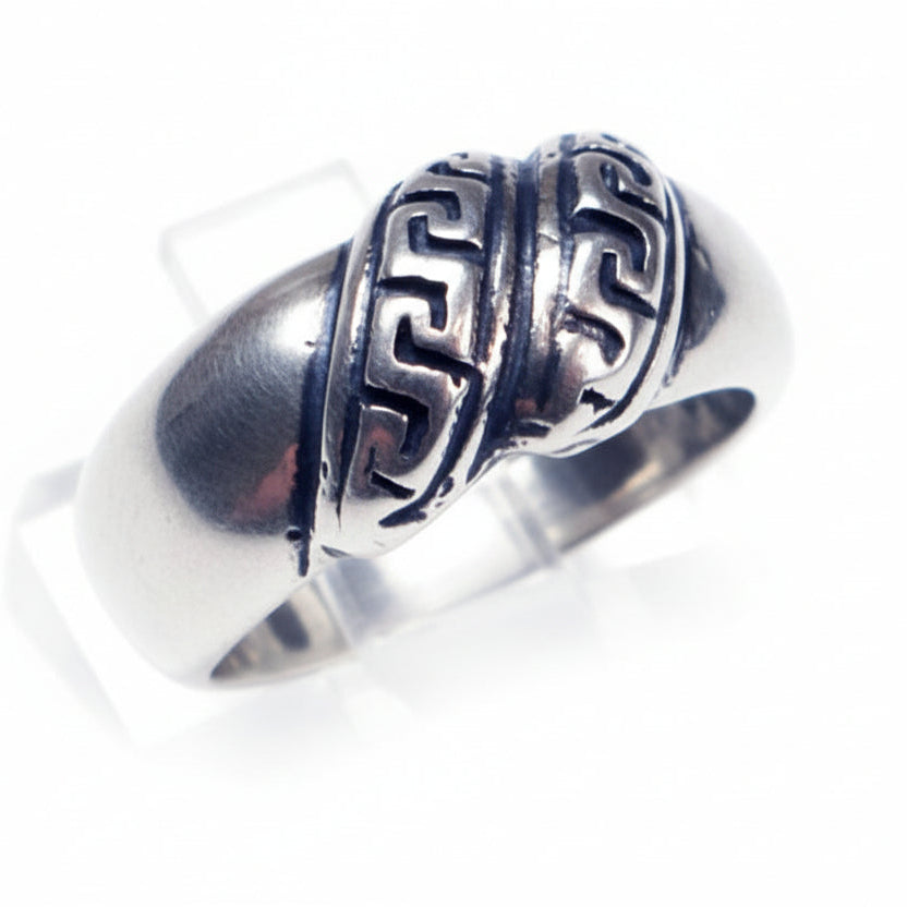 Ancient Design Sterling Silver Ring V4