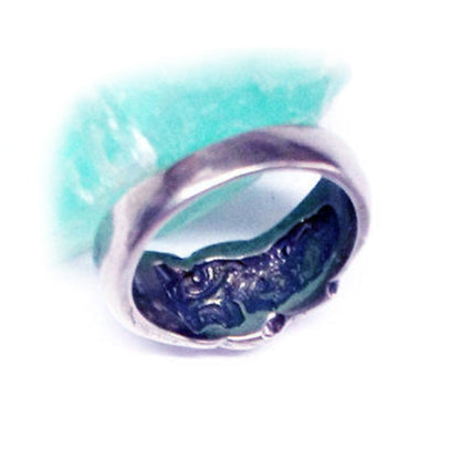 Ancient Design Sterling Silver Ring V4