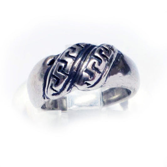 Ancient Design Sterling Silver Ring V4