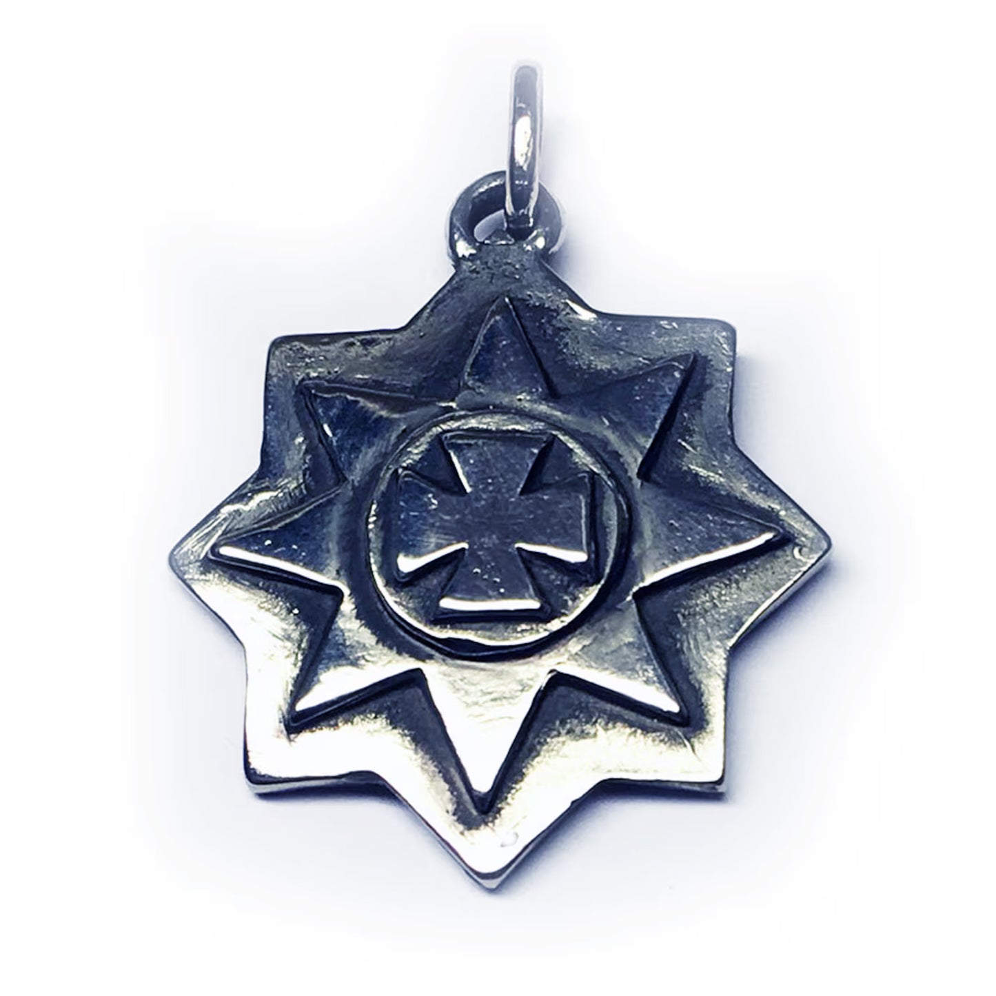 Ancient Stars Desing Sterling Silver Pendant