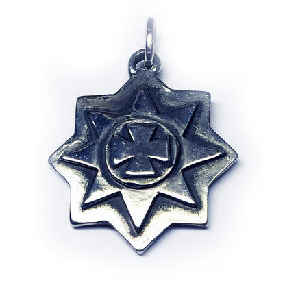 Ancient Stars Desing Sterling Silver Pendant