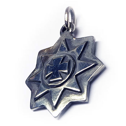 Ancient Stars Desing Sterling Silver Pendant