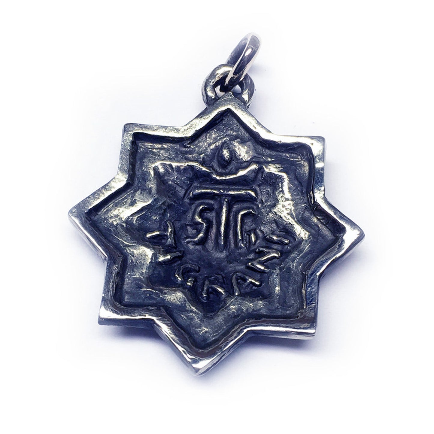 Ancient Stars Desing Sterling Silver Pendant