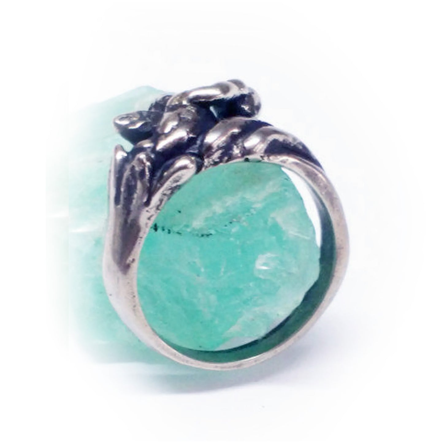 Angel Small Sterling Silver Ring