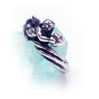 Angel Small Sterling Silver Ring