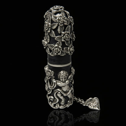 Angel Sterling Silver Sleeve Flask for M A C Lipstick