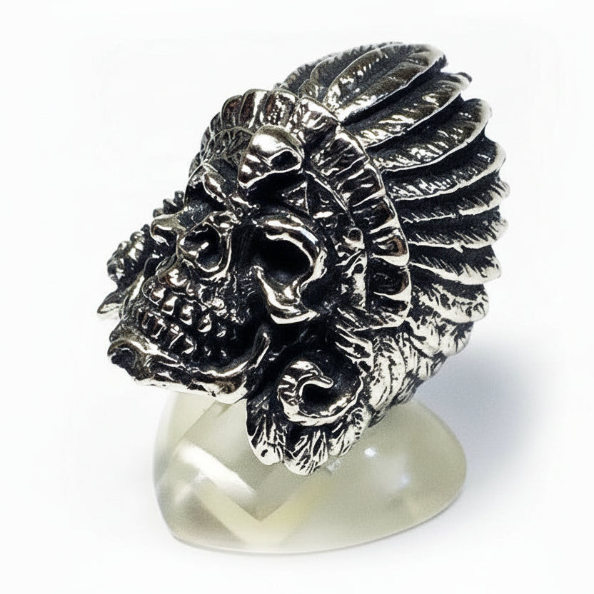 Apache Warrior Sterling Silver Ring