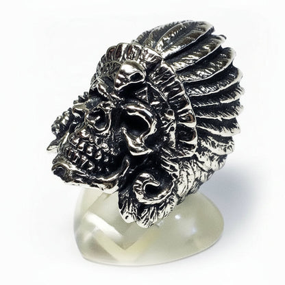 Apache Warrior Sterling Silver Ring