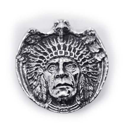 Apache Indian Tribe Sterling Silver Belt Buckle