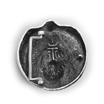 Apache Indian Tribe Sterling Silver Belt Buckle