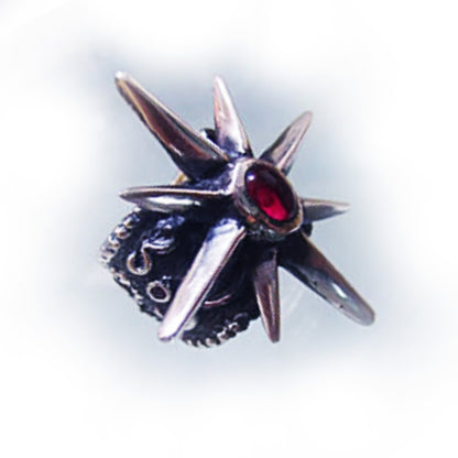 April Showers Love Star Silver Ring