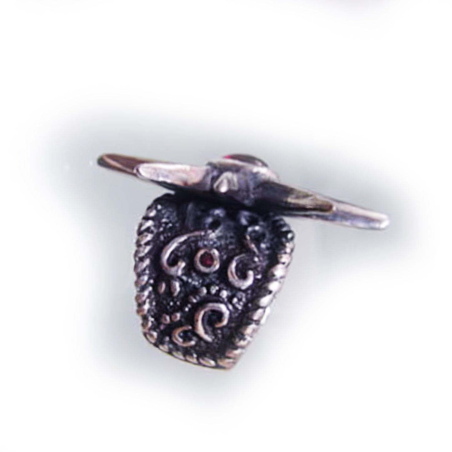 April Showers Love Star Silver Ring