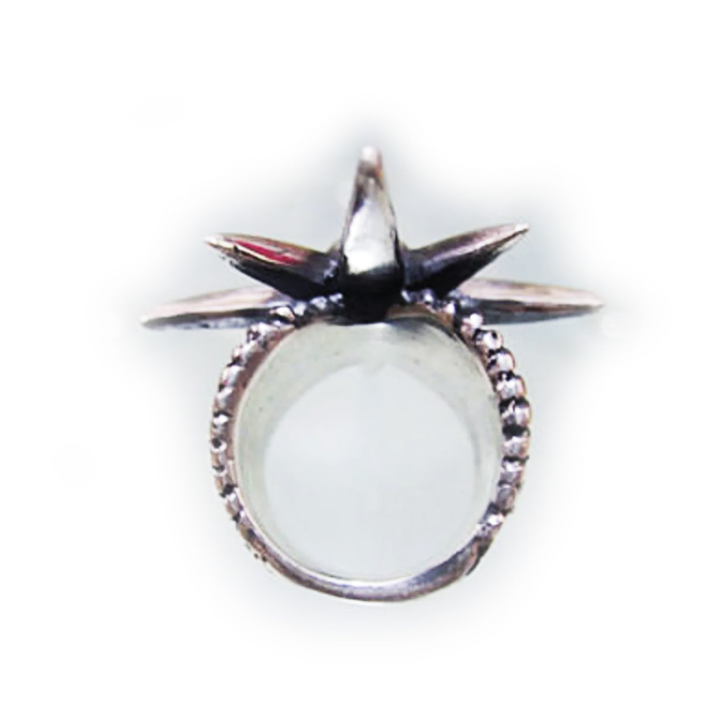 April Showers Love Star Silver Ring