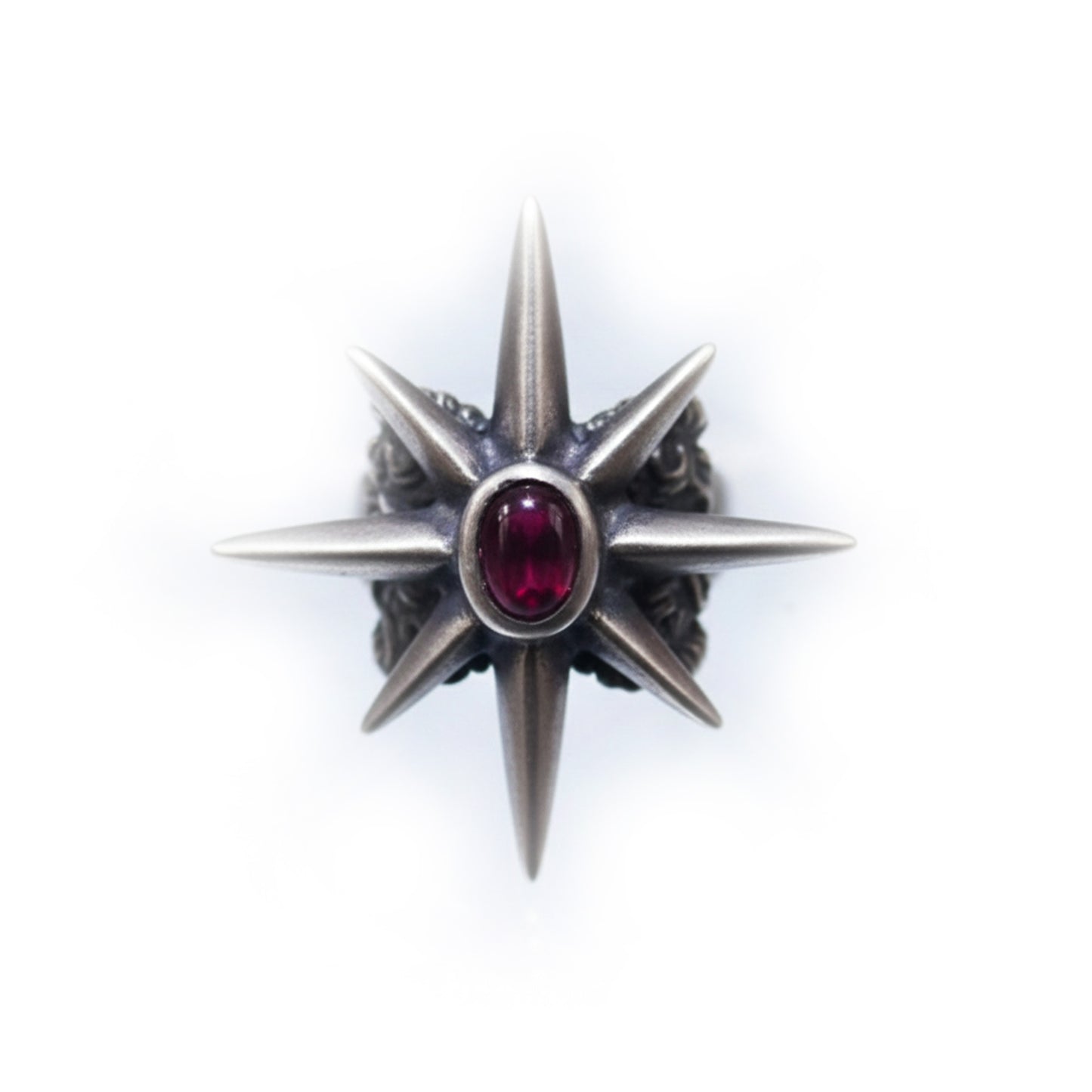 April Showers Love Star Silver Ring