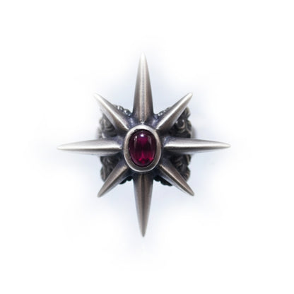 April Showers Love Star Silver Ring