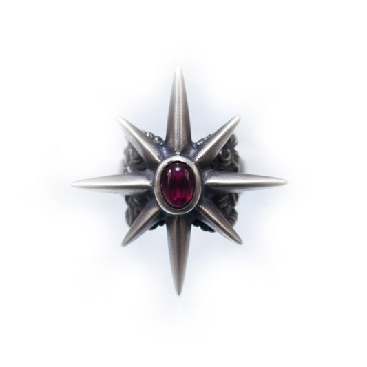 April Showers Love Star Silver Ring