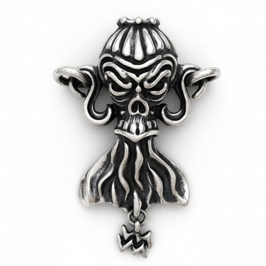 Aquarius "January 20 - February 18" Sterling Silver Pendant or Necklace
