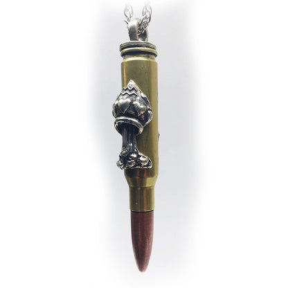 Aquarius Zodiac Love Bullet Silver Pendant