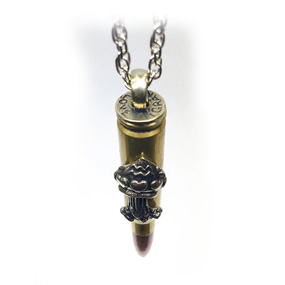 Aquarius Zodiac Love Bullet Silver Pendant