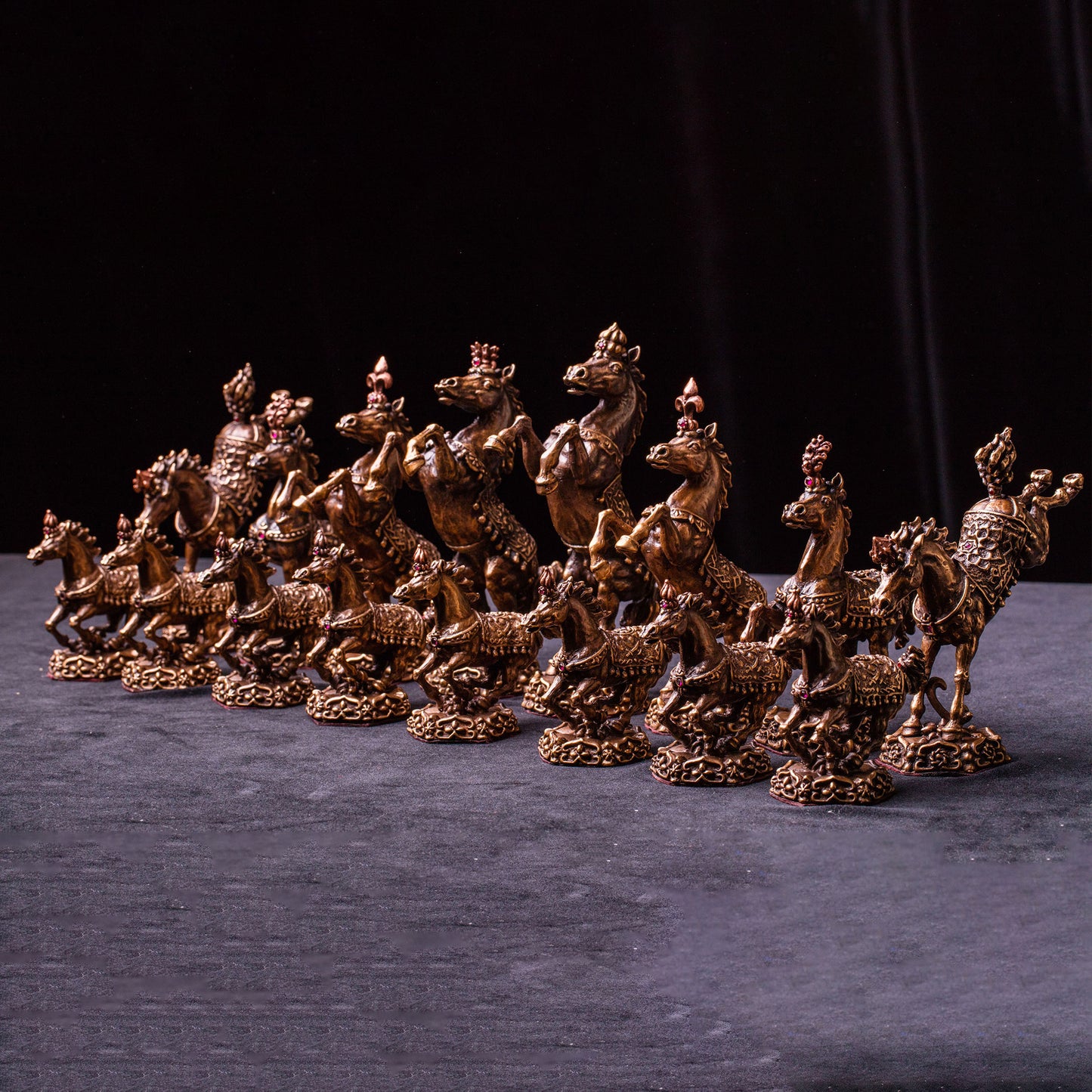 Arabian Horses Chess Set