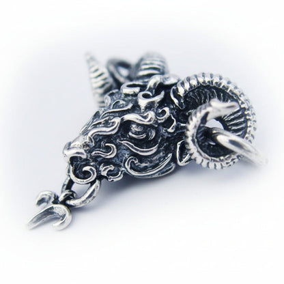 Aries "March 21 - April 19" Sterling Silver Pendant