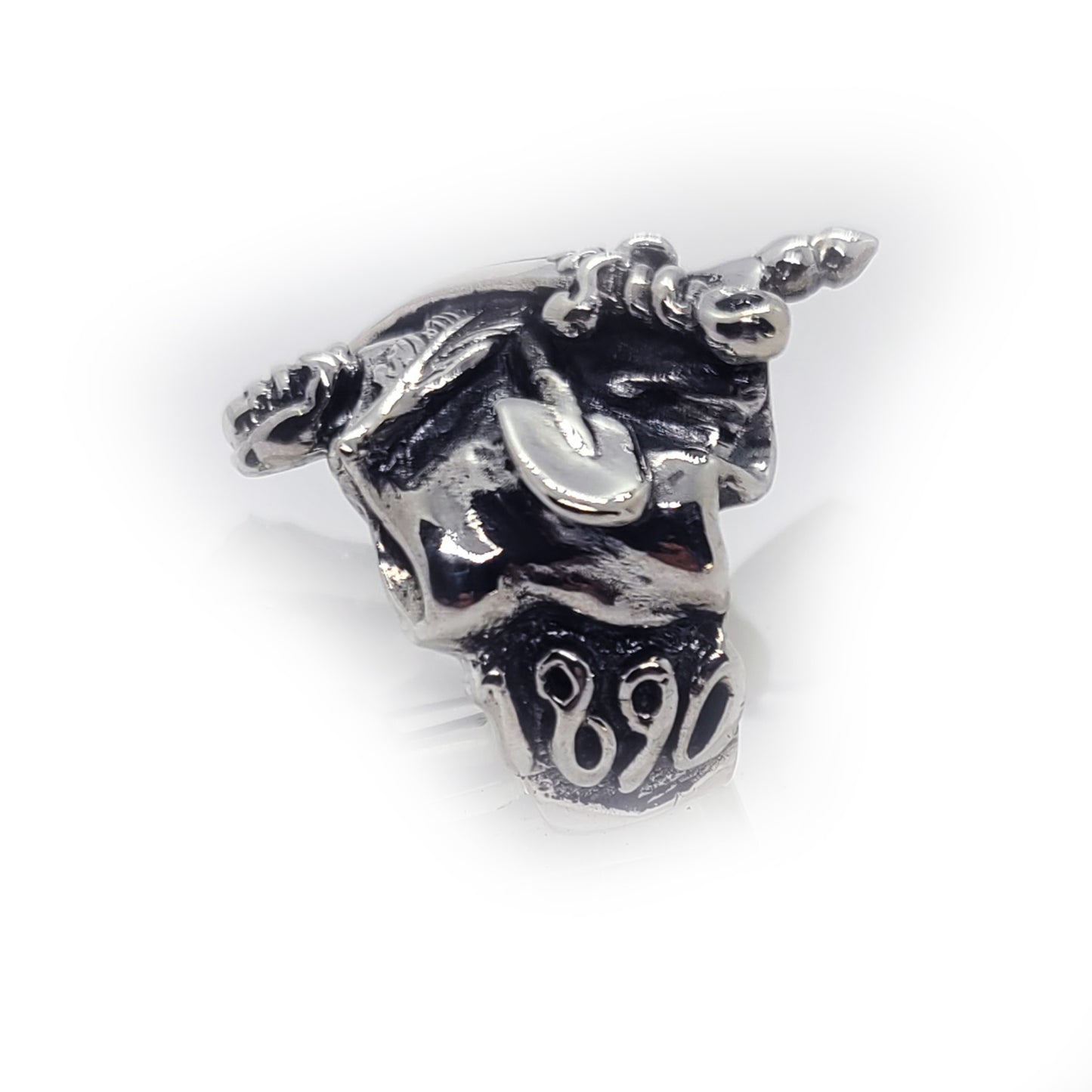 ArmRevDashnak Sterling Silver Ring with Black Onyx V2