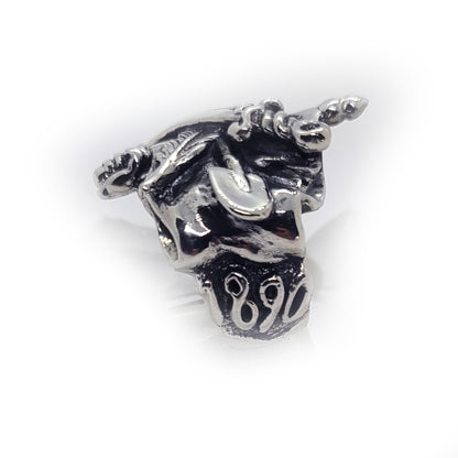 ArmRevDashnak Sterling Silver Ring with Black Onyx V2