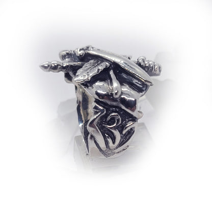 ArmRevDashnak Sterling Silver Ring with Black Onyx V2