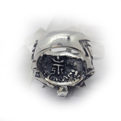 ArmRevDashnak Sterling Silver Ring with Black Onyx V2