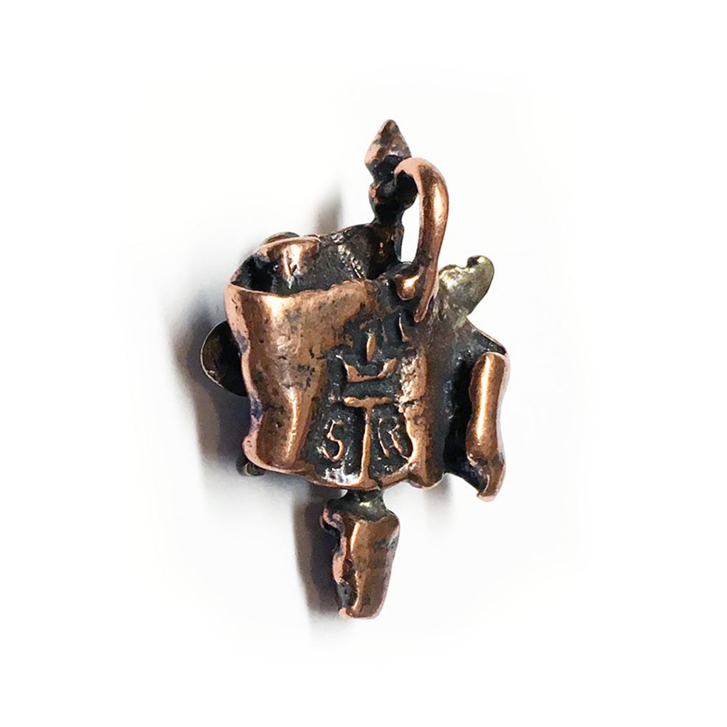 ArmRevDashnak Bronze Pendant with red stone V1