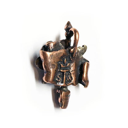 ArmRevDashnak Bronze Pendant with red stone V1