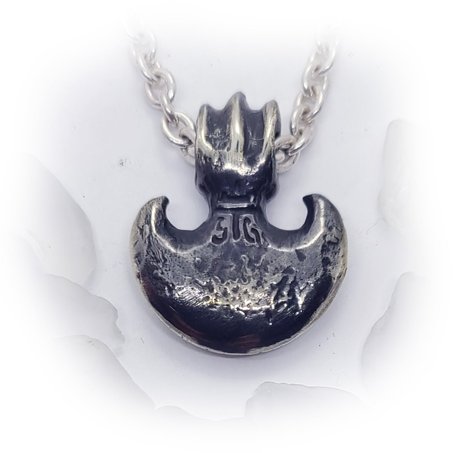 Armenian Ancient Weapon White Bronze Pendant V1