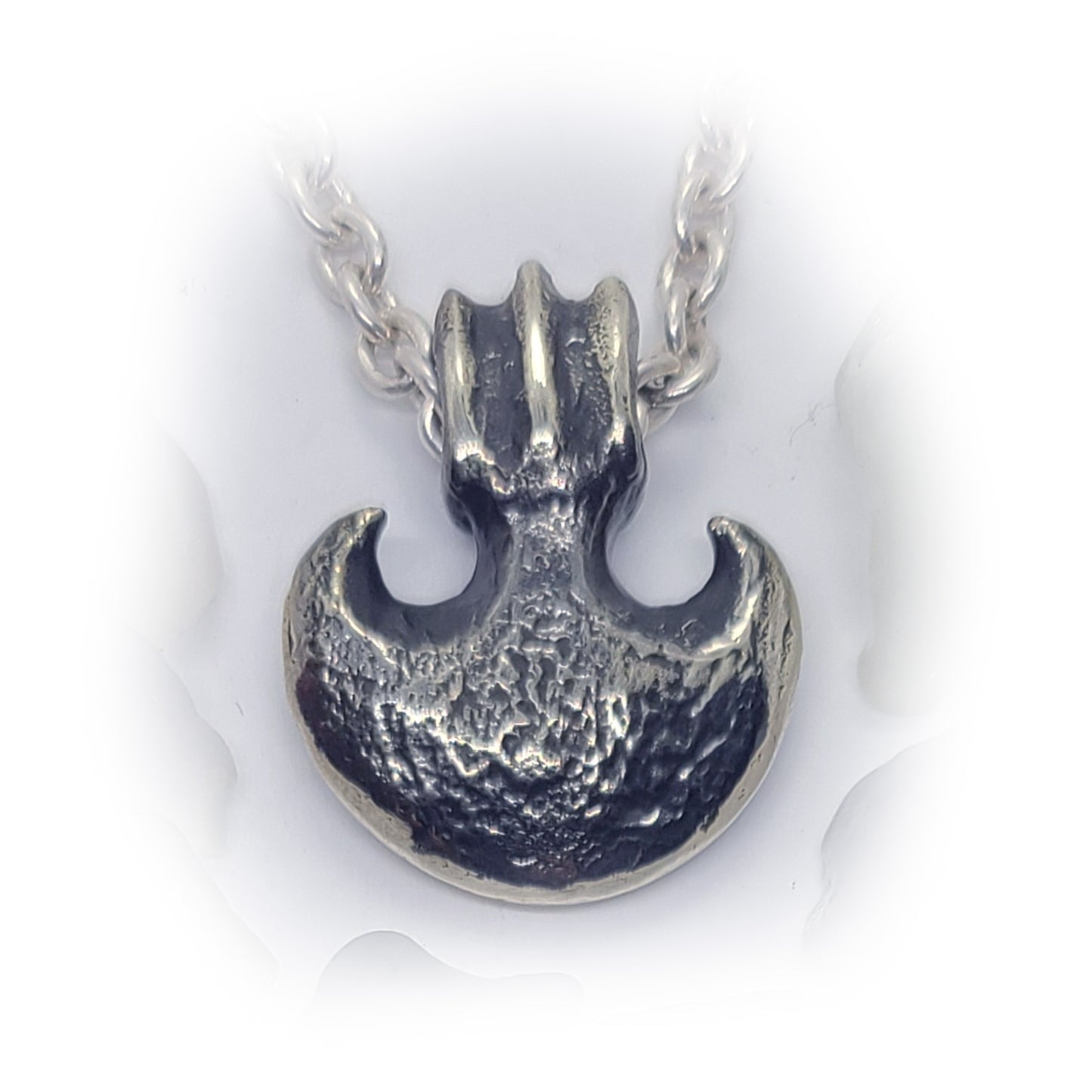 Armenian Ancient Weapon White Bronze Pendant V1