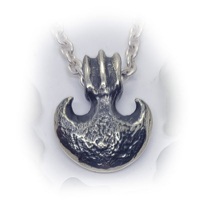Armenian Ancient Weapon White Bronze Pendant V1