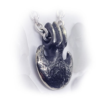Armenian Ancient Weapon White Bronze Pendant V1