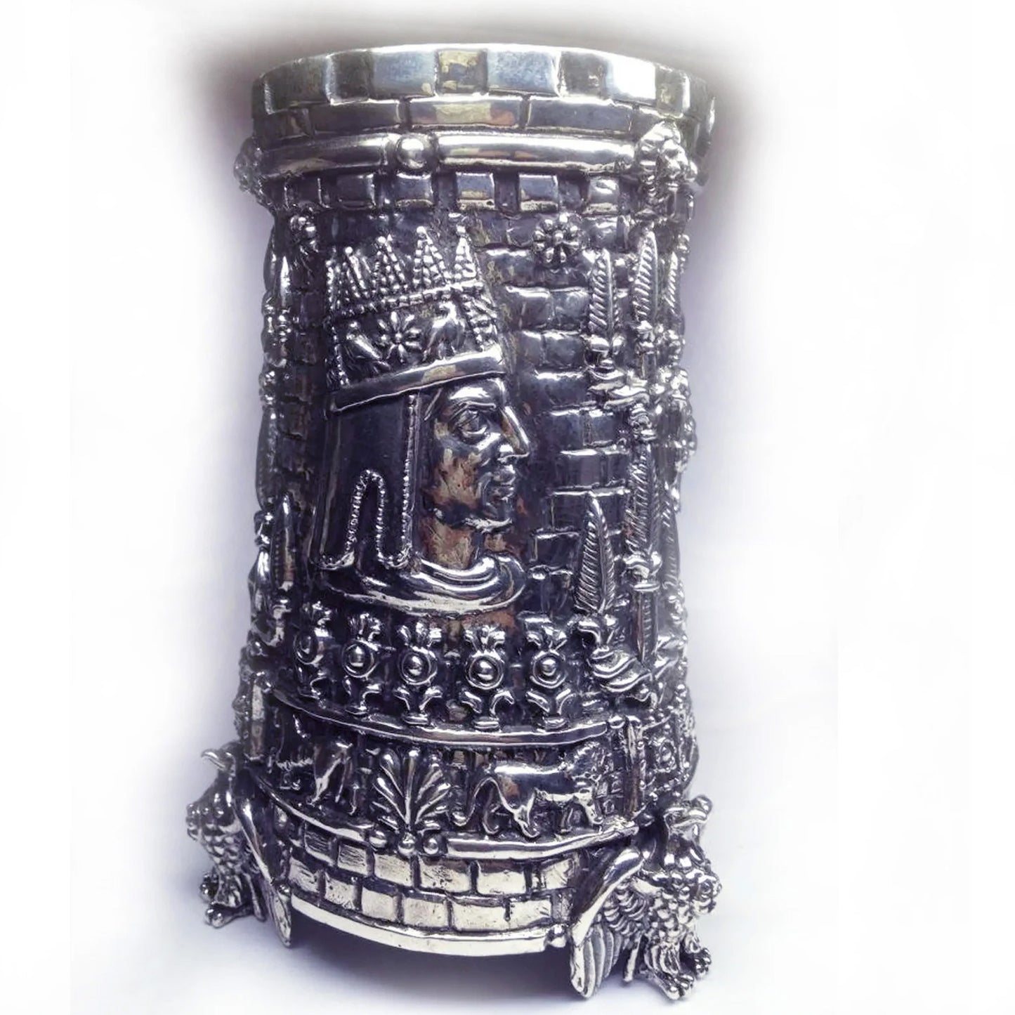 Armenian Historical Silver Mug TIGRAN THE GREAT