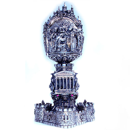 Armenian Historical Sterling Silver Egg