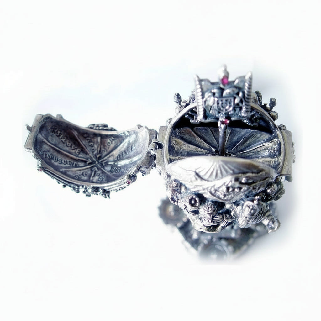 Armenian Historical Sterling Silver Egg