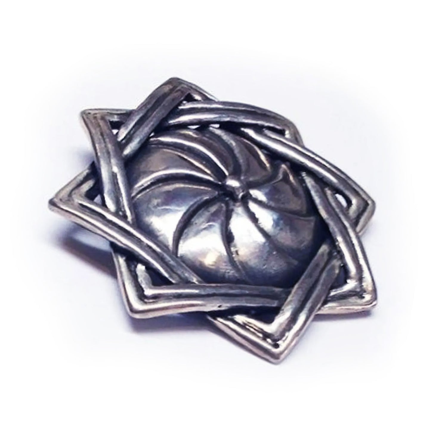 Armenian Star Symbol Eternity Silver Pendant