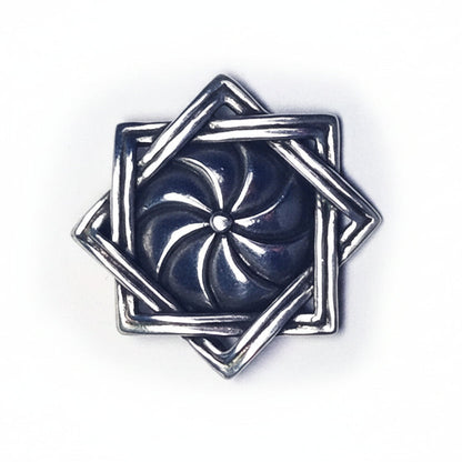 Armenian Star Symbol Eternity Silver Pendant