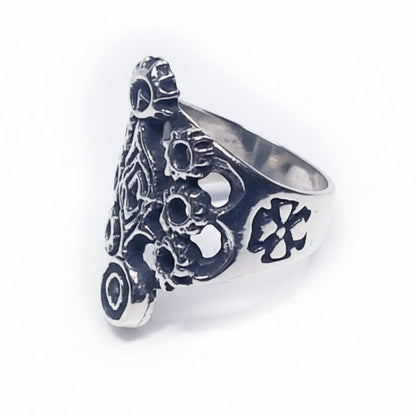 Armenian Symbol of the Solar System Sterling Silver Ring V2
