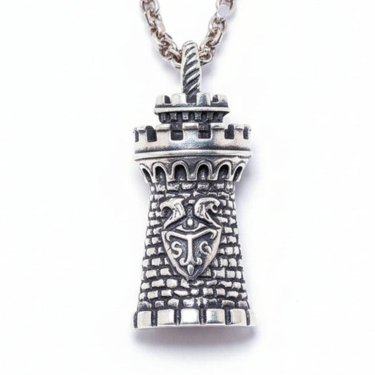 Art By Tigrani Castle Sterling Silver Pendant