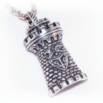 Art By Tigrani Castle Sterling Silver Pendant