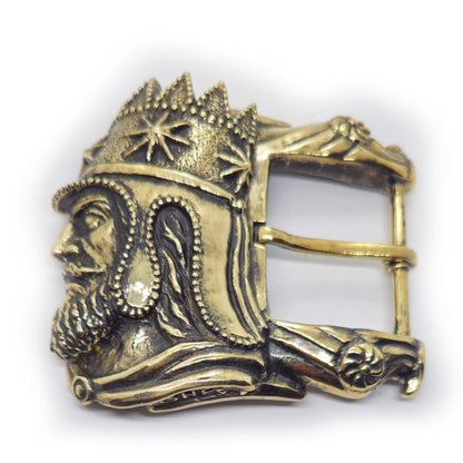 Artashes King of Greater Armenia Brass Belt Buckle