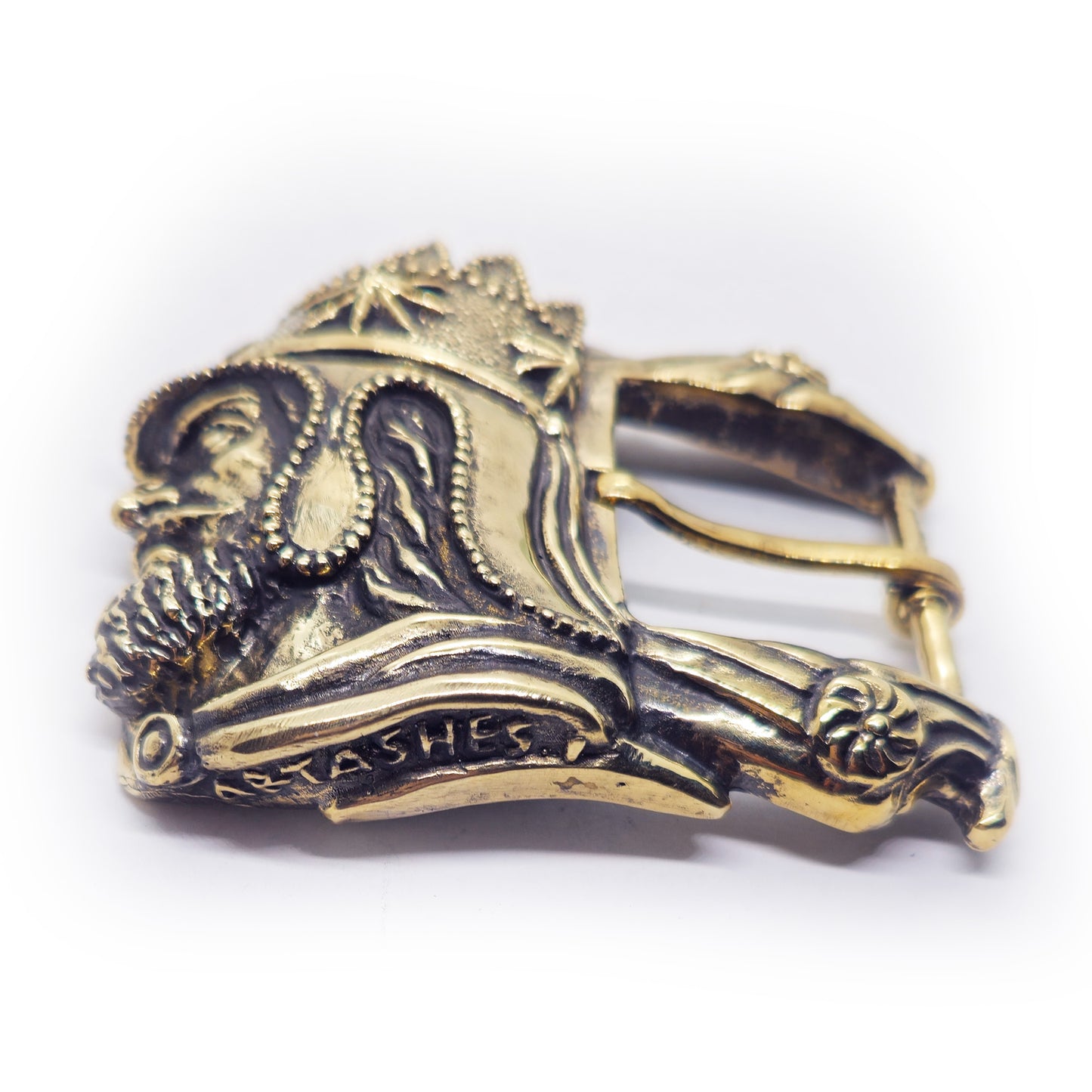 Artashes King of Greater Armenia Brass Belt Buckle