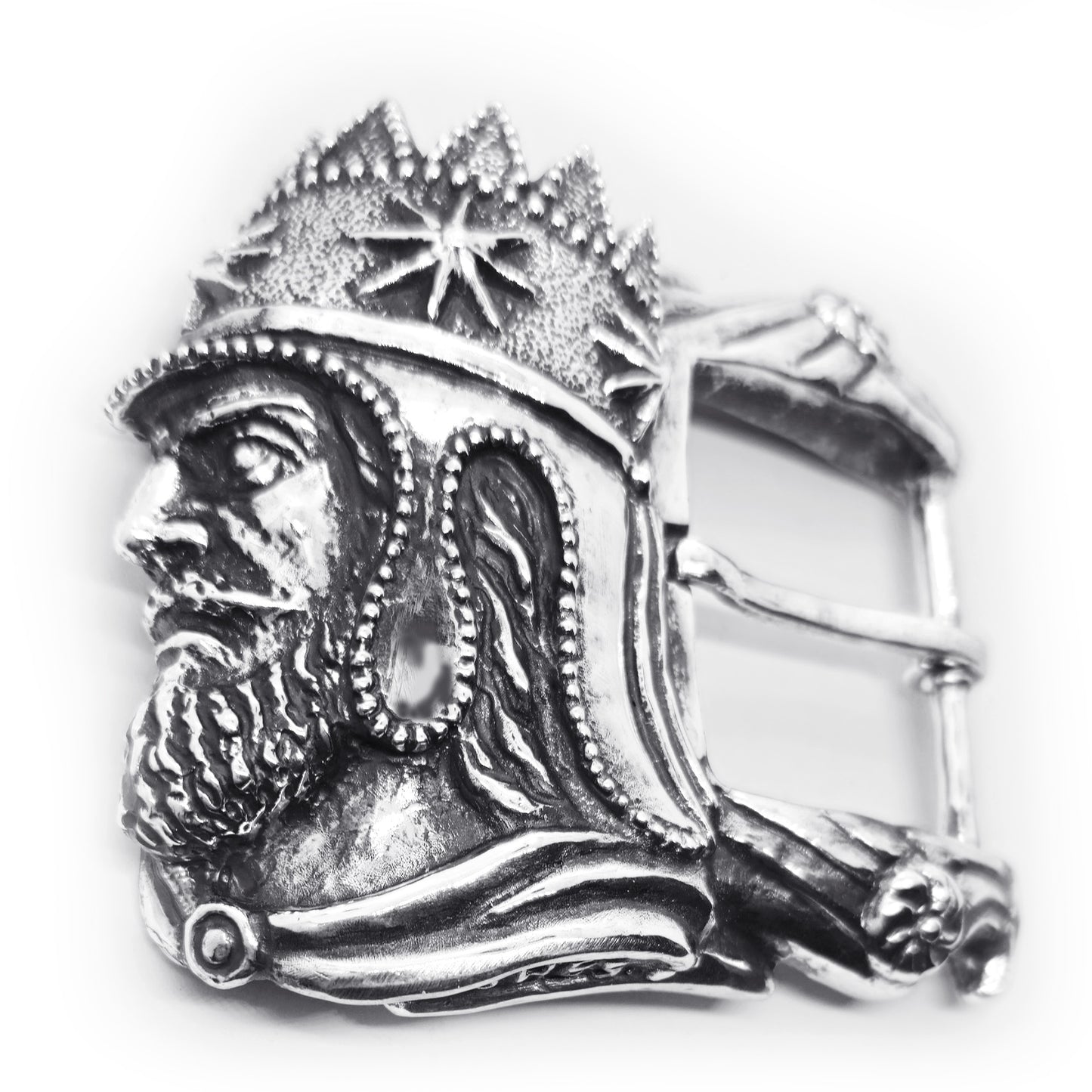 Artashes King of Greater Armenia Sterling Silver Belt Buckle
