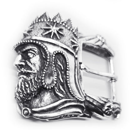 Artashes King of Greater Armenia Sterling Silver Belt Buckle