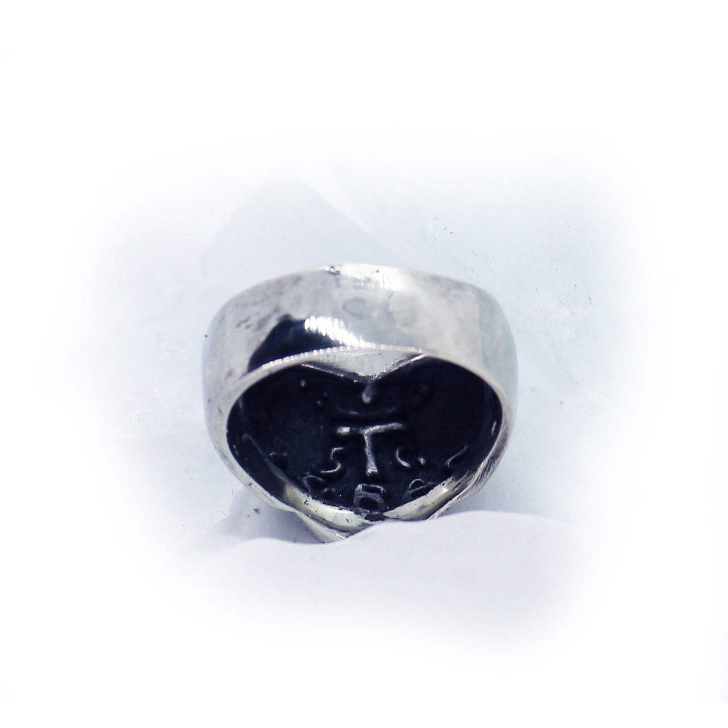 Ass Heart Sterling Silver Ring